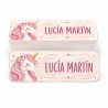 Etiquetas Personalizadas con Nombre para Colegio | Unicornio | Estores Iroa