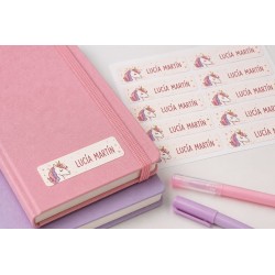 Etiquetas Personalizadas con Nombre para Colegio | Unicornio | Estores Iroa