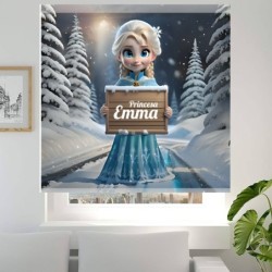  Estor infantil niña Frozen Reina Hielo. Estor Infantil personalizable Estor habitacion infantil niña. Estor enrollable infantil