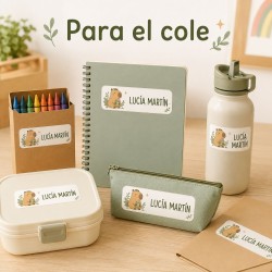 Etiquetas Personalizadas Capibara con Nombre | Estores Iroa