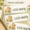 Etiquetas Personalizadas Capibara con Nombre | Estores Iroa