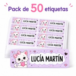 Etiquetas Personalizadas con Nombre para Colegio | Hada| Estores Iroa