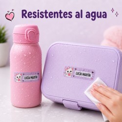 Etiquetas Personalizadas con Nombre para Colegio | Hada| Estores Iroa