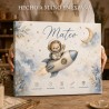 Cuadro Natalicio Bebé Niño Osito Astronauta | Estores Iroa