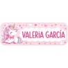 Etiquetas Personalizadas con Nombre para Colegio | Unicornio | Estores Iroa