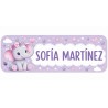 Etiquetas Personalizadas con Nombre para Colegio | Elefante Lila