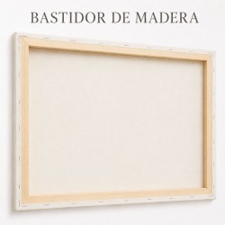 Cuadro Natalicio Personalizado Bebé Luna Botánica | Estores Iroa