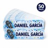 Etiquetas Personalizadas con Nombre para Colegio | Skate Azul | Estores Iroa