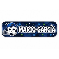 Etiquetas Personalizadas con Nombre para Niño | Fútbol