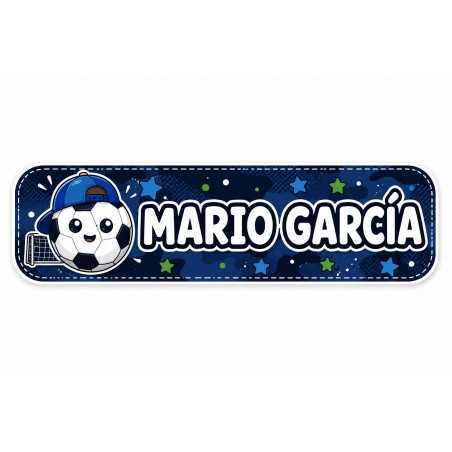 Etiquetas Personalizadas con Nombre para Niño | Fútbol