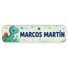 Etiquetas Personalizadas con Nombre para Niño | Dinosaurio| Estores Iroa