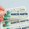 Etiquetas Personalizadas con Nombre para Niño | Dinosaurio| Estores Iroa