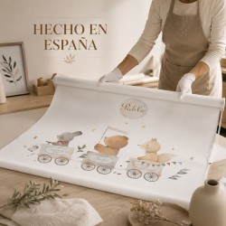 Estores Infantiles Niño Personalizados Bebe Tren 003 - Estores Iroa