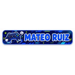 Etiquetas Personalizadas con Nombre para Niño | Gamer