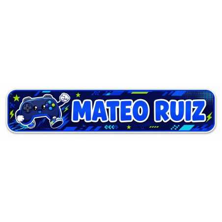 Etiquetas Personalizadas con Nombre para Niño | Gamer