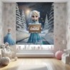  Estor infantil niña Frozen Reina Hielo. Estor Infantil personalizable Estor habitacion infantil niña. Estor enrollable infantil