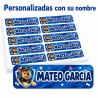 Etiquetas Personalizadas con Nombre para Niño | Patrulla Can Policíal | Estores Iroa