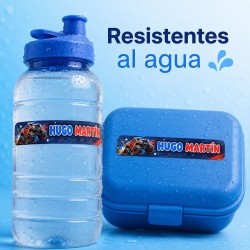 Etiquetas Personalizadas con Nombre para Niño | Monster Truck