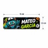 Etiquetas Personalizadas con Nombre para Niño | Monstruito Urban| Estores Iroa
