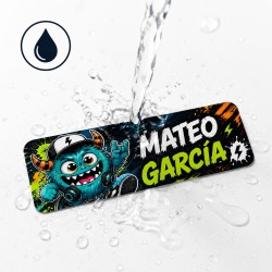 Etiquetas Personalizadas con Nombre para Niño | Monstruito Urban| Estores Iroa