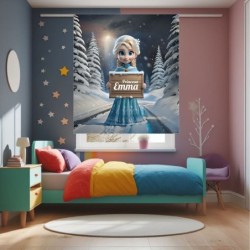  Estor infantil niña Frozen Reina Hielo. Estor Infantil personalizable Estor habitacion infantil niña. Estor enrollable infantil