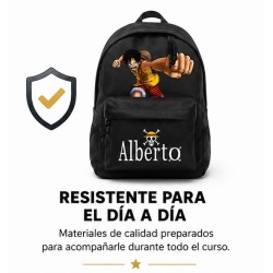 Mochila y Pegatinas - One Piece