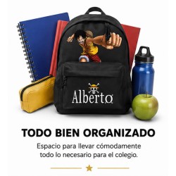 Mochila y Pegatinas - One Piece