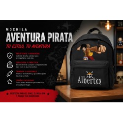 Mochila y Pegatinas - One Piece