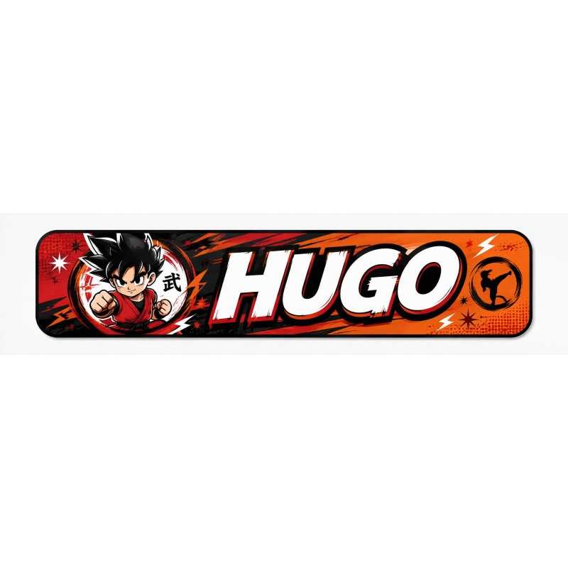 Etiquetas Goku Personalizadas con Nombre para Colegio | Pack 50 | Estores Iroa