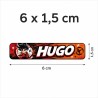 Etiquetas Goku Personalizadas con Nombre para Colegio | Pack 50 | Estores Iroa