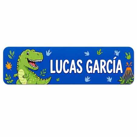 Etiquetas Escolares Personalizadas Dinosaurio | Estores Iroa