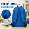 Pack Mochila Infantil Personalizada + 50 Etiquetas Escolares con Nombre – Dinosaurio Infantil Blue