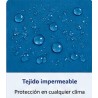 Pack Mochila Infantil Personalizada + 50 Etiquetas Escolares con Nombre – Dinosaurio Infantil Blue