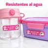Pack Mochila Infantil Personalizada + 50 Etiquetas Escolares con Nombre – Nubes y Arcoíris
