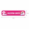 Pack Mochila Infantil Personalizada + 50 Etiquetas Escolares con Nombre – Nubes y Arcoíris