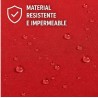 Pack Mochila Infantil Personalizada + 50 Etiquetas Escolares con Nombre – Goku Rojo o Naranja