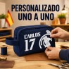 Neceser de Fútbol Madrid Personalizado con Nombre y Dorsal | Estores Iroa
