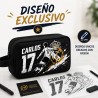 Neceser Equipo Fútbol Madrid Personalizado con nombre y número | Estores Iroa