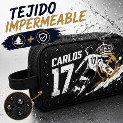 Neceser Equipo Fútbol Madrid Personalizado con nombre y número | Estores Iroa
