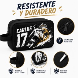 Neceser Equipo Fútbol Madrid Personalizado con nombre y número | Estores Iroa