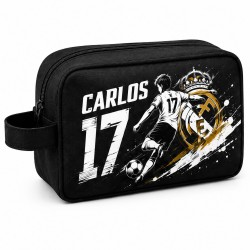 Neceser Equipo Fútbol Madrid Personalizado con nombre y número | Estores Iroa