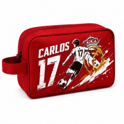 Neceser Equipo Fútbol Madrid Personalizado con nombre y número | Estores Iroa