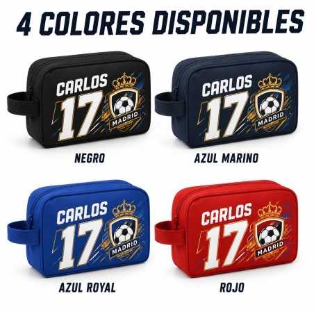 Estores Iroa Neceser Fútbol Legend 26 Personalizado con Nombre y Número
