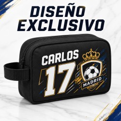 Estores Iroa Neceser Fútbol Legend 26 Personalizado con Nombre y Número
