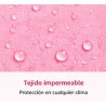 Pack Mochila Infantil Personalizada + 50 Etiquetas Escolares con Nombre – Unicornio Rosa