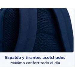 Pack Mochila Infantil Personalizada + 50 Etiquetas Escolares con Nombre – Astronauta Azul