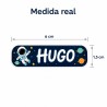 Pack Mochila Infantil Personalizada + 50 Etiquetas Escolares con Nombre – Astronauta Azul