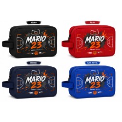 Neceser Baloncesto Personalizado con Nombre y Dorsal - Varios Colores | Estores Iroa