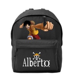  Mochila escolar personalizada One Piece