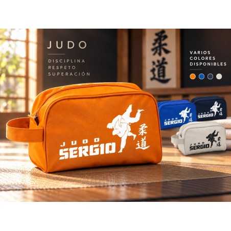 Neceser personalizado de judo con nombre | Varios colores